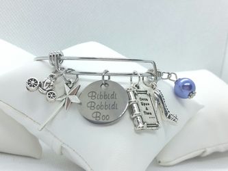 Cinderella Bibbidi Bobbidi Boo Bracelet, Stainless Steel