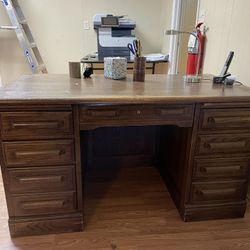 Vintage Solid Wood Desk
