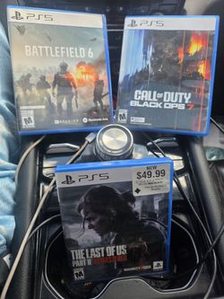 Ps5 games - Black ops 7 , Battlefield 6 , The Last Of us part 2