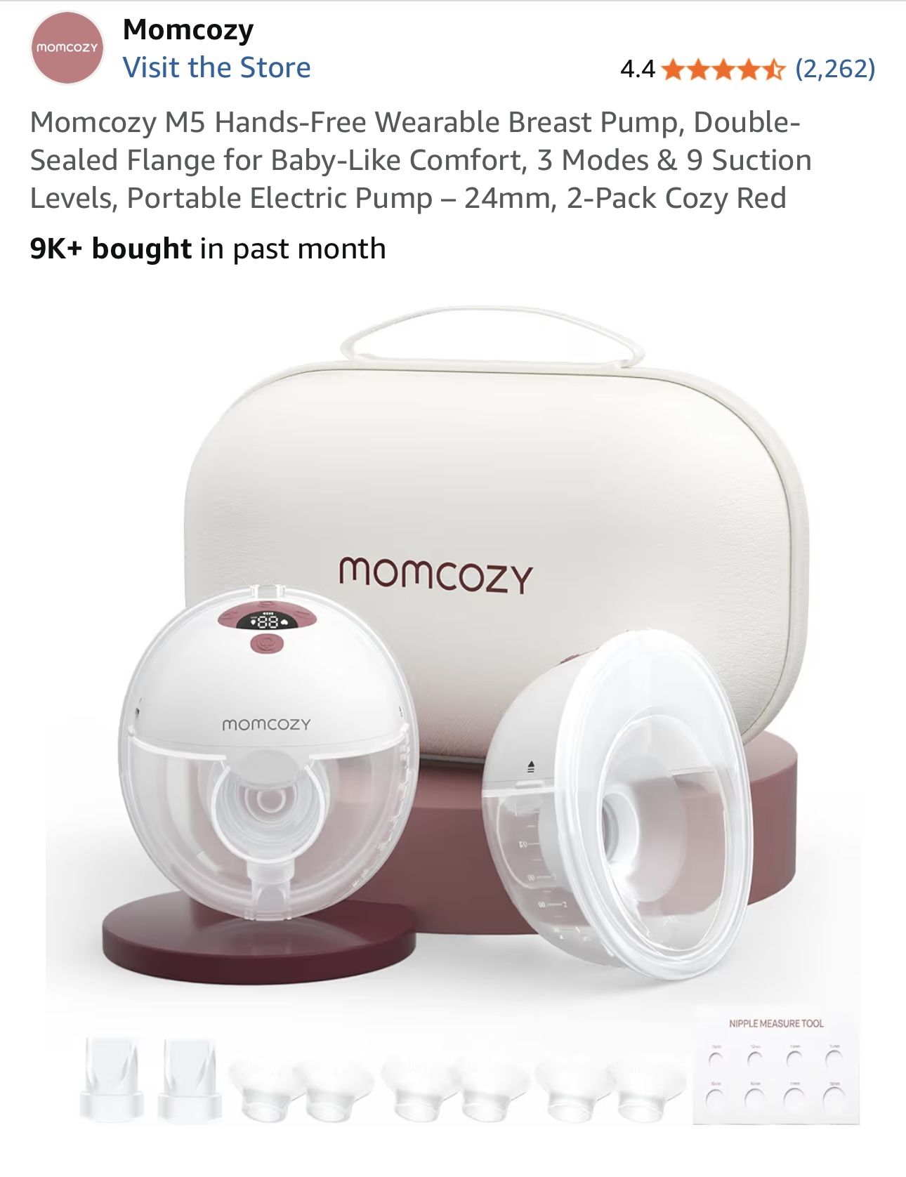 Momcozy M5 Double Wearable Breast Pump