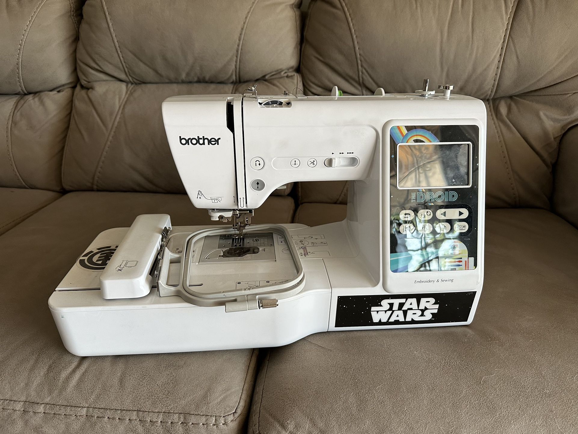 Brother LB5000S Embroidery Machine And Sewing Machine Star Wars