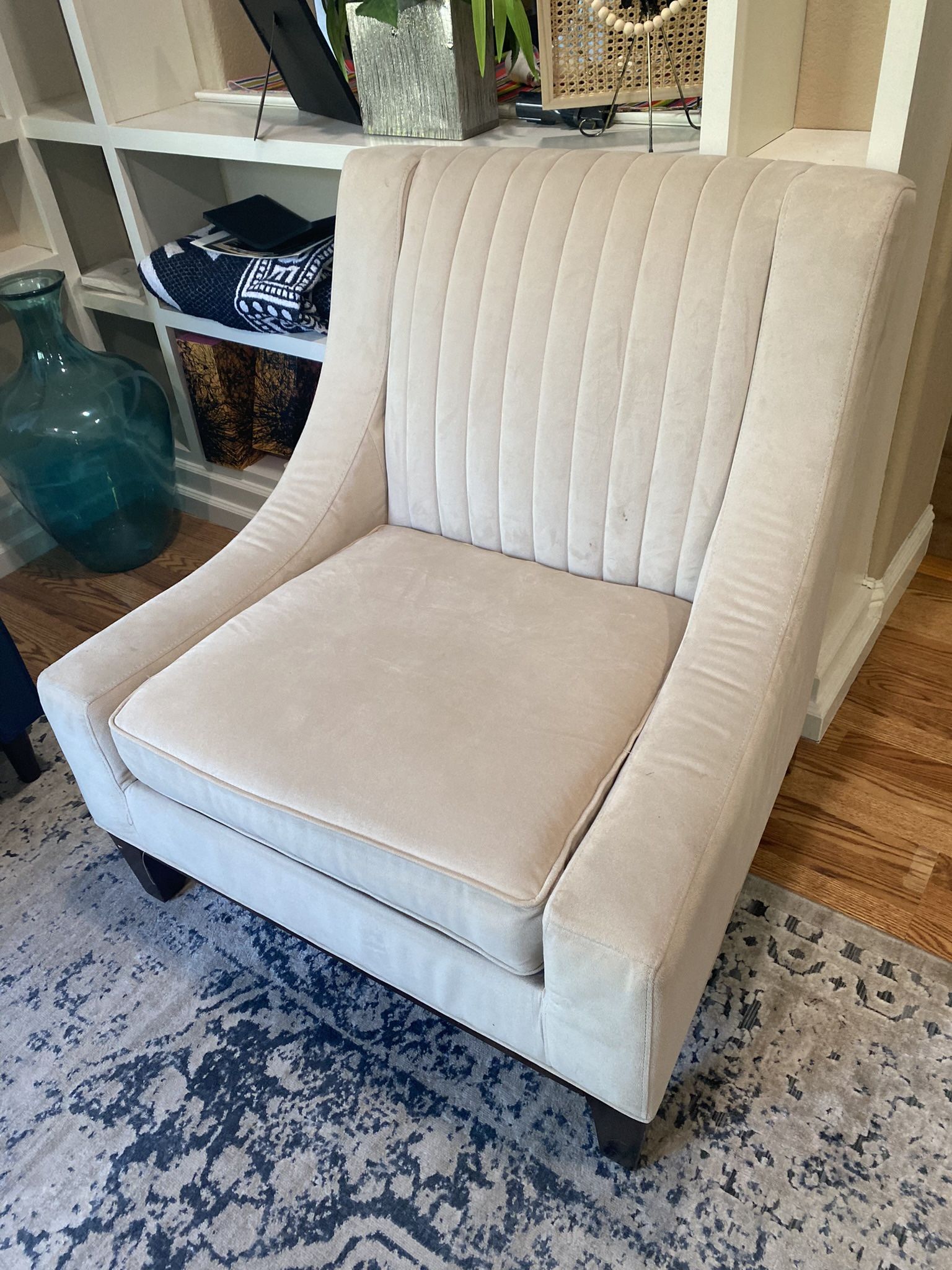 Upholstered Chair- Cream Color