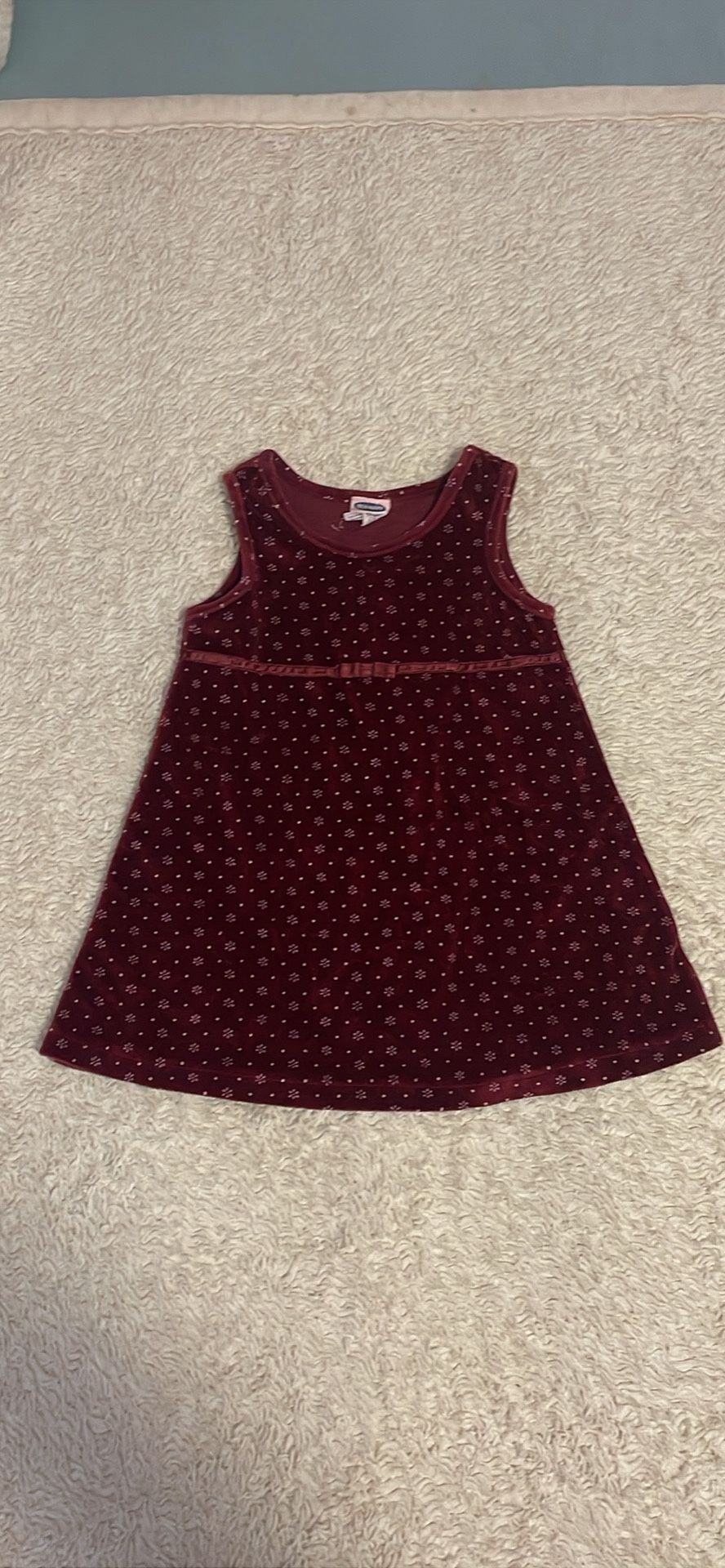 navy dress white snowflakes