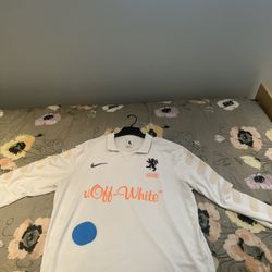 Off-White/Nike Netherlands soccer Jersey