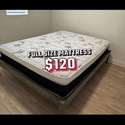 Full Size Pillow Top Mattress 