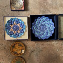 Vintage Persian hand painted plate each $50