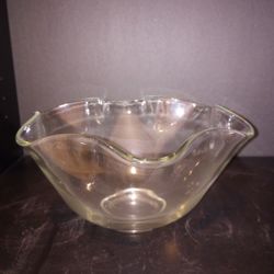 Glass Salad Bowl 