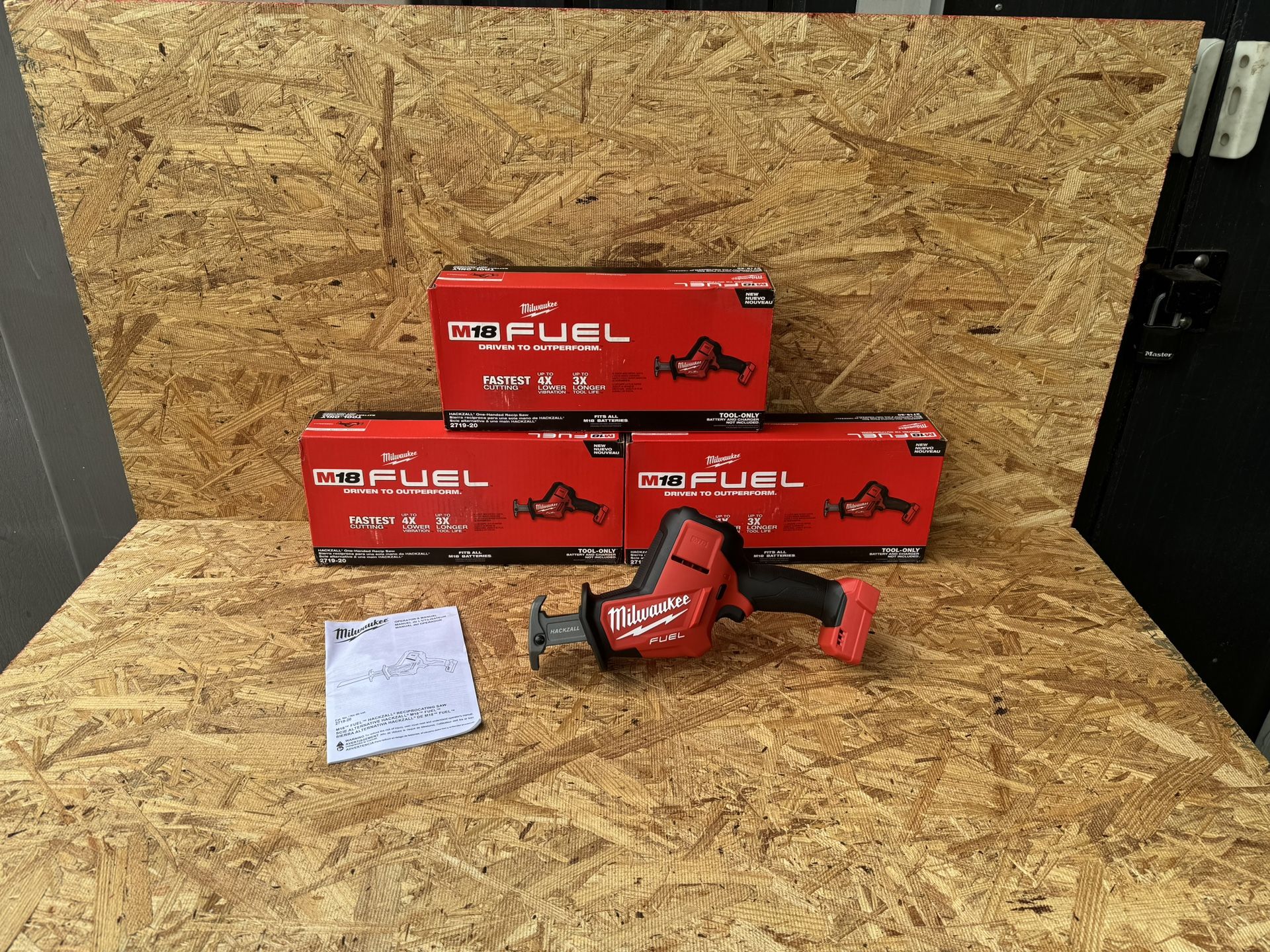 Milwaukee M18 Fuel Hackzall One-Handed Recip Saw Model 2719-20 ( Tool Only)