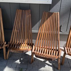 (4) Melino Tamarack Chairs