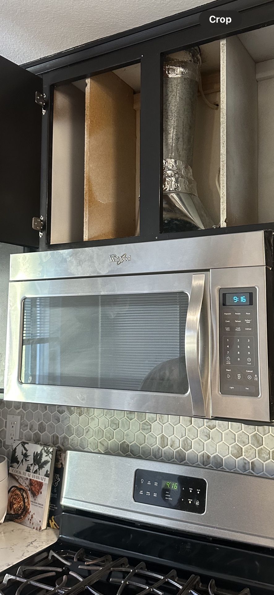 Whirlpool Microwave Range stainless