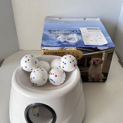Automatic Dog Ball Launcher, Ball Throw Launcher, 3 Adjustable Distance