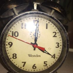 Old Style Wined Up Clock 