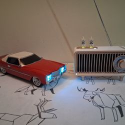 2 Classic Style Bluetooth with FM Radio Speakers (Selling together or separate)