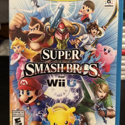 Super Smash Bros. (Nintendo Wii U, 2014) CIB, Complete W/Manual