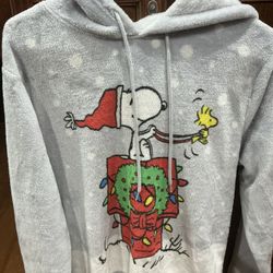 Snoopy Christmas Fleece Sweatshirt 