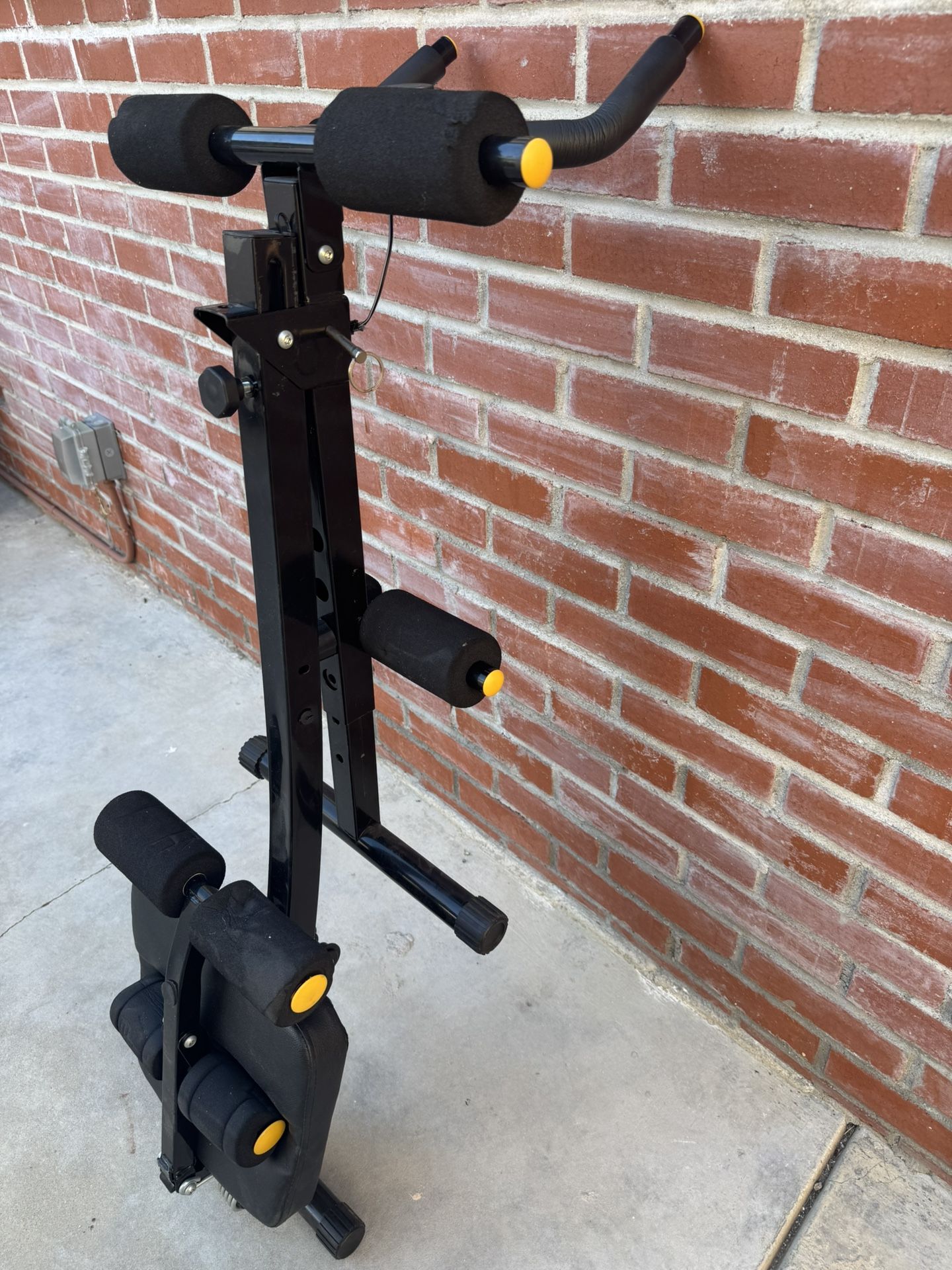 Abdominal Trainer Crunch Roller Sit-Up Machine Home Gym ABS Workout Equipment