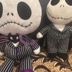 Jack Skeleton Plushie And Jack Skeleton Bag 