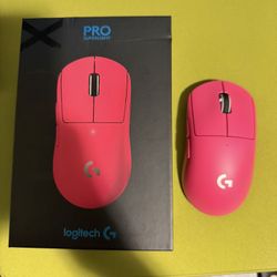 Logitech - PRO X SUPERLIGHT Lightweight Wireless Optical Gaming Mouse with HERO 25K Sensor - Wireless - Magenta