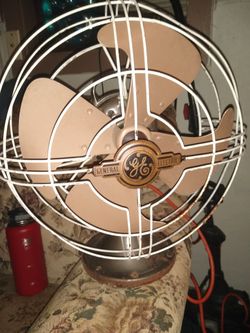 Vintage GE vortalex oscillating fan works great