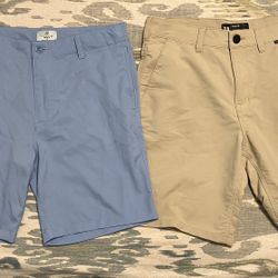 Boys size 18 Golf Shorts - Hurley and Classic Club