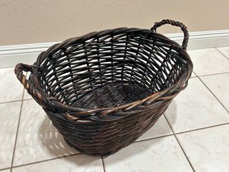 Wicker Oval Basket