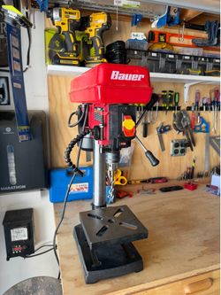 Bauer drill press 8 inch