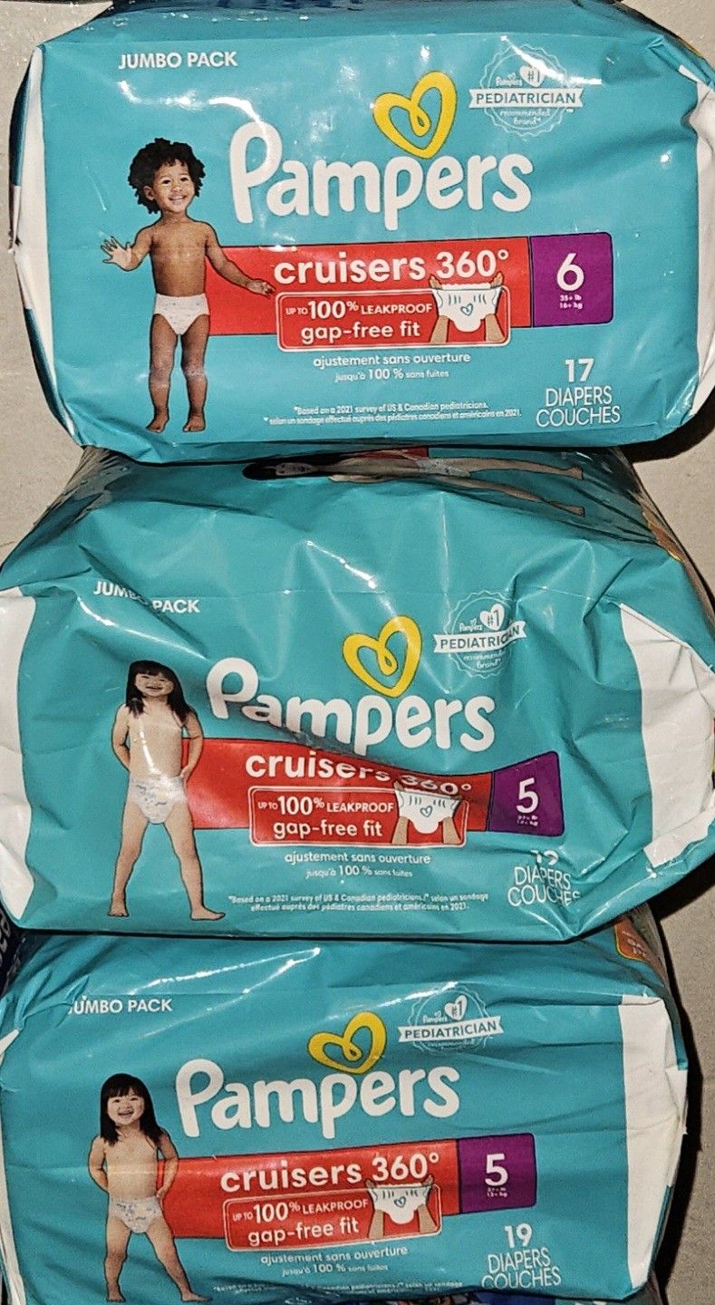 New Pampers Diapers Cruisers 360
