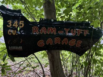 Ram Truck Fender Hand Painted By Local Artist 