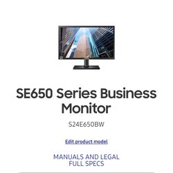 2 samsung monitors 24 inch 