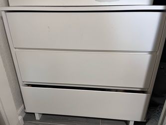 White dresser