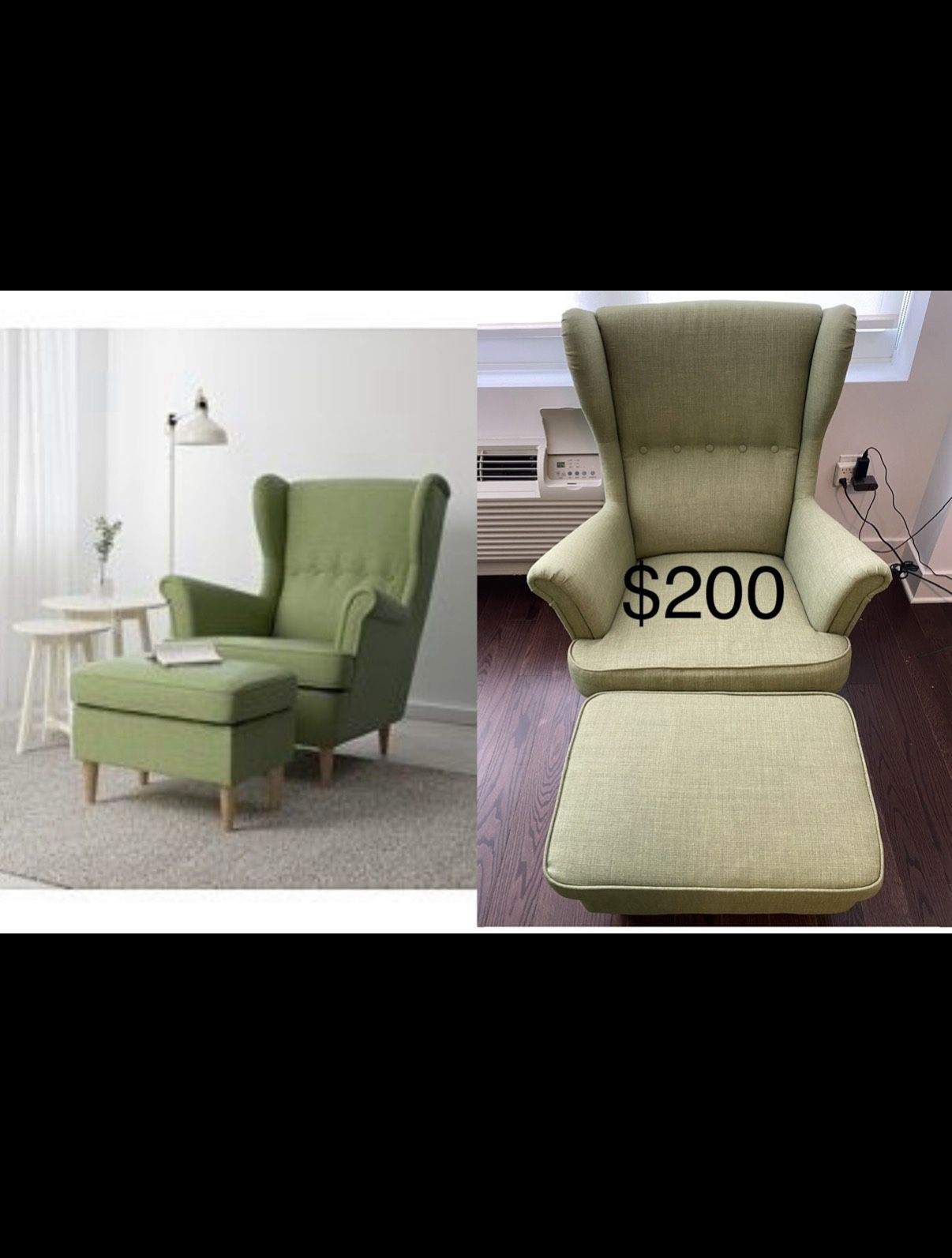 Arm Chair With Ottoman  