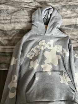Gray Sp5der hoodie