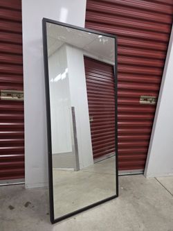 IKEA STAVE Full Length Mirror - Black Frame (63" x 28")
