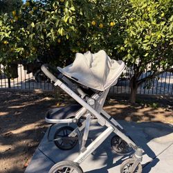 UPPABABY Beige V2 Large Vista Stroller