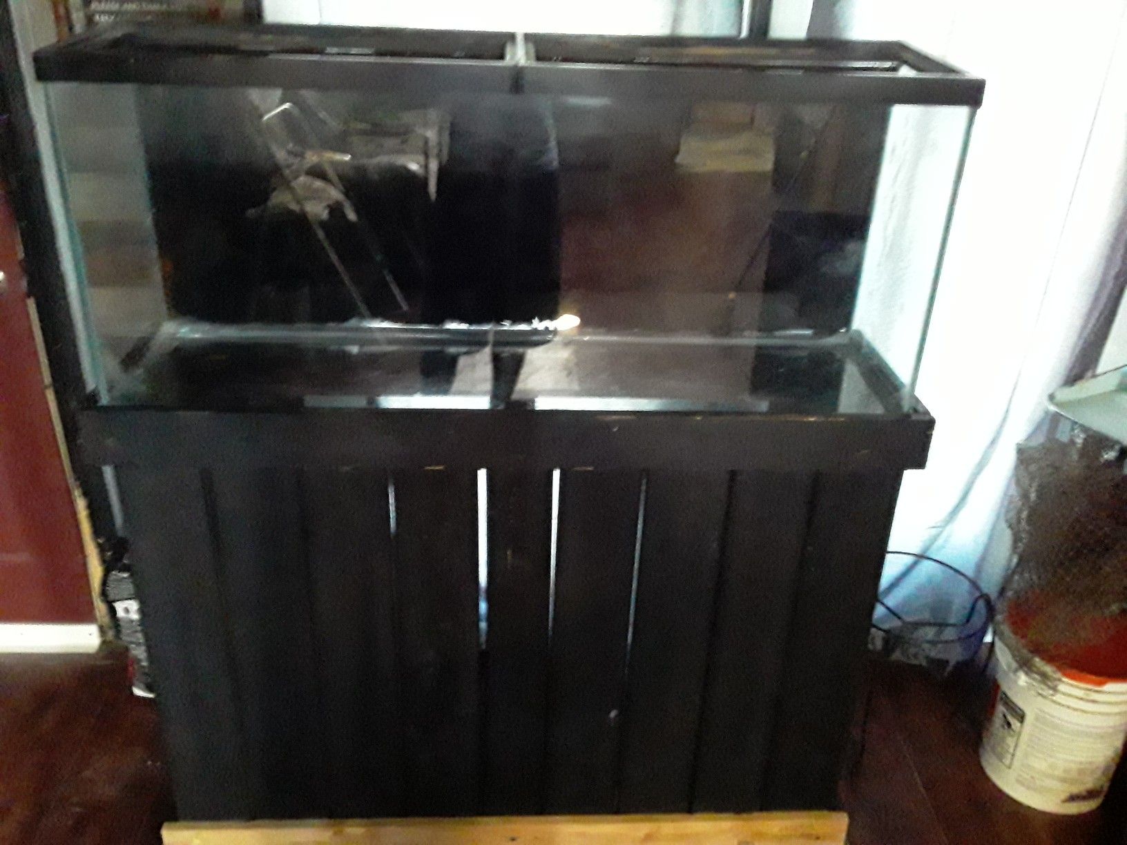 55 gallon aquarium with pump n other