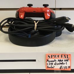 Microsoft XBOX ONE S 1TB W/ Controller & Headset