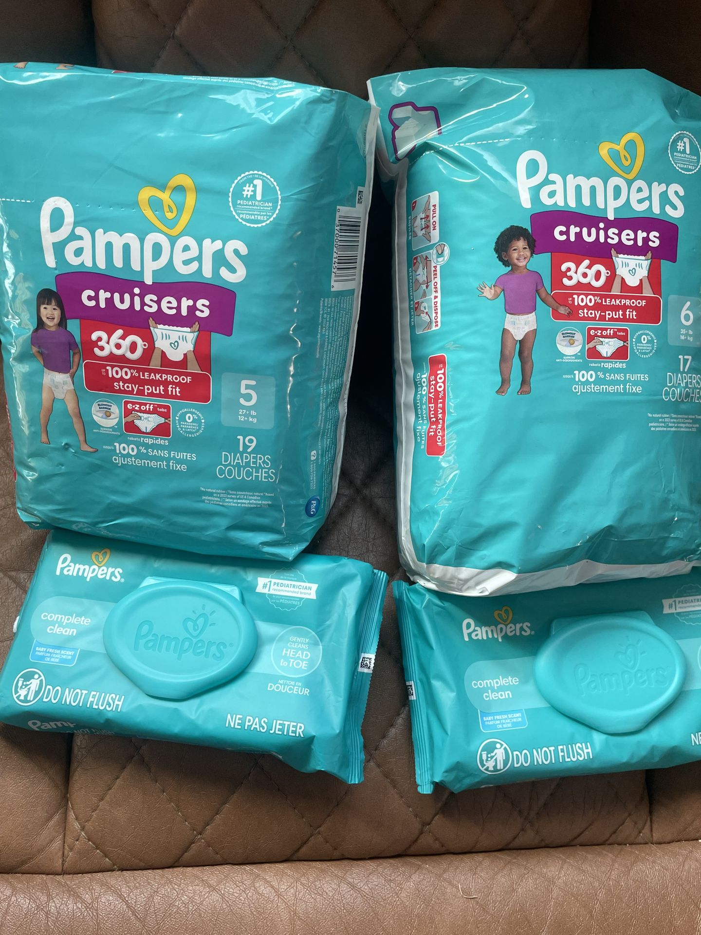 Pampers Cruisers and Pampers Baby Wipes