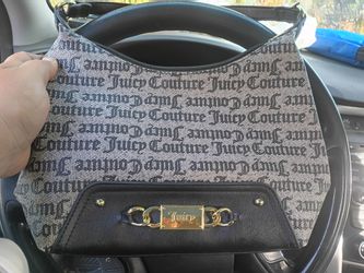 Juicy Couture Logo Hobo Shoulder Bag