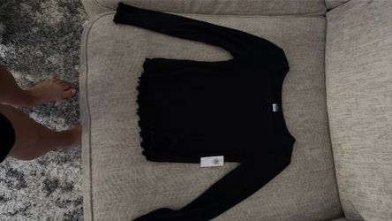 Girls Old Navy Black Shirt Sz M/8