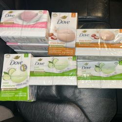 Dove Soap 6-Bar Packs – Brand New