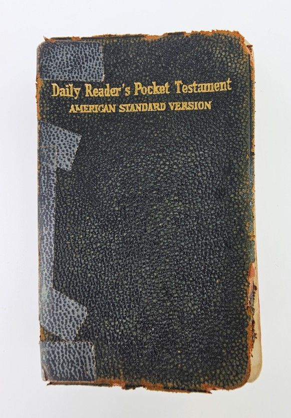 1929 Antique Pocket New Testament, Thomas Nelson & Sons Leather