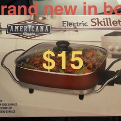 NIB 12x12 Electric Skillet