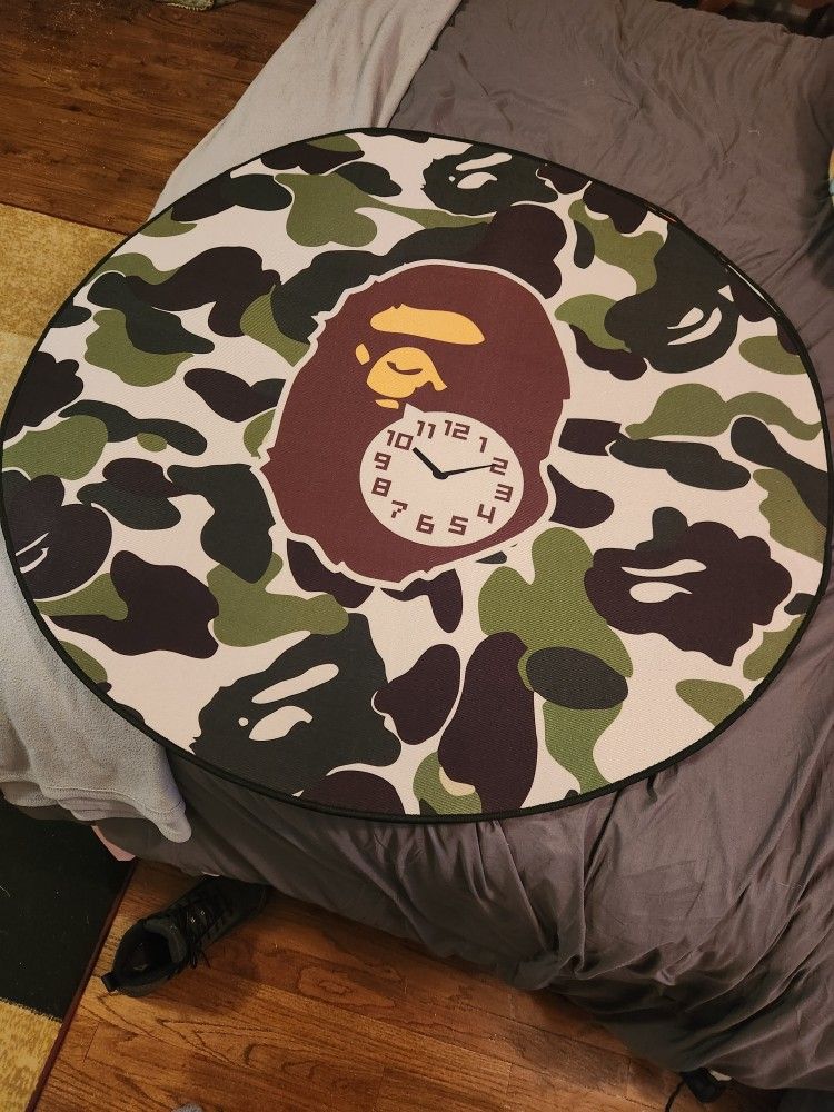 Bape Design Rug Bape Head