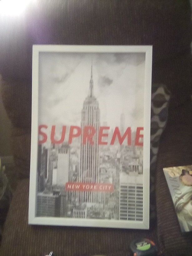 Supreme Framed Picture