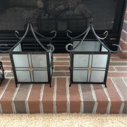 2 Candle Holder Lanterns