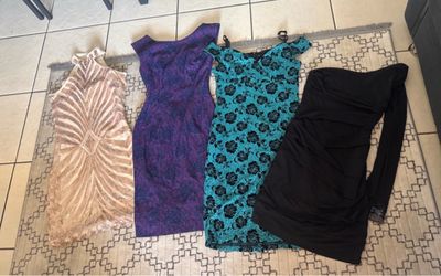 Set de 4 vestidos de mujer ( todos por $40.00)