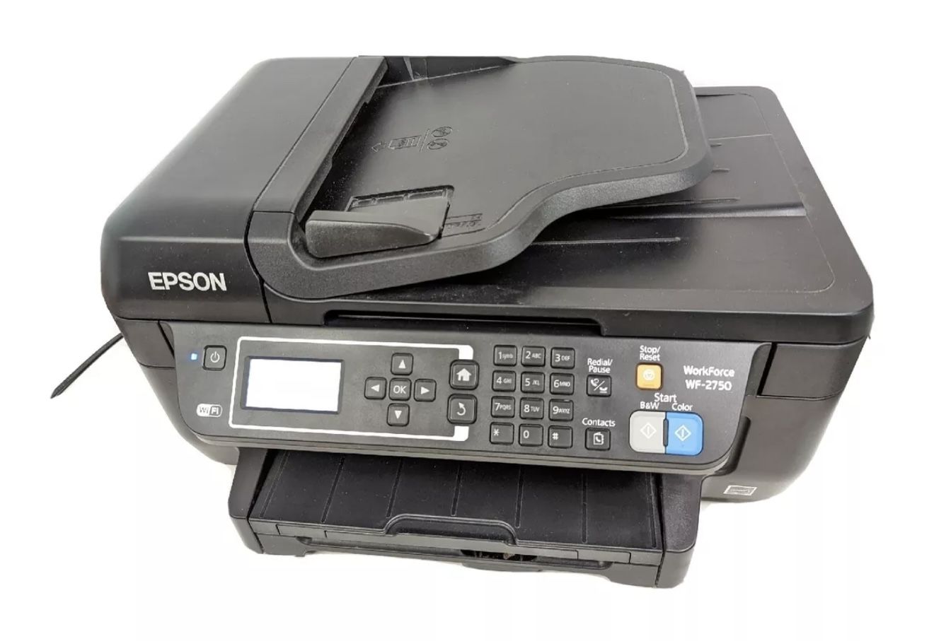 Epson WorkForce WF-2750 Wireless All in One Printer Scan Fax Copy