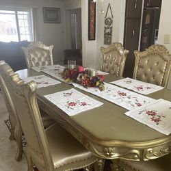 Dining Table With 6 Chairs 