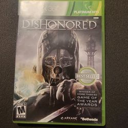 Dishonored For Xbox 360