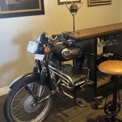 Unique Bar Made With A Real 1961 Zündapp Thropy, German Racing  Motorcycle, 